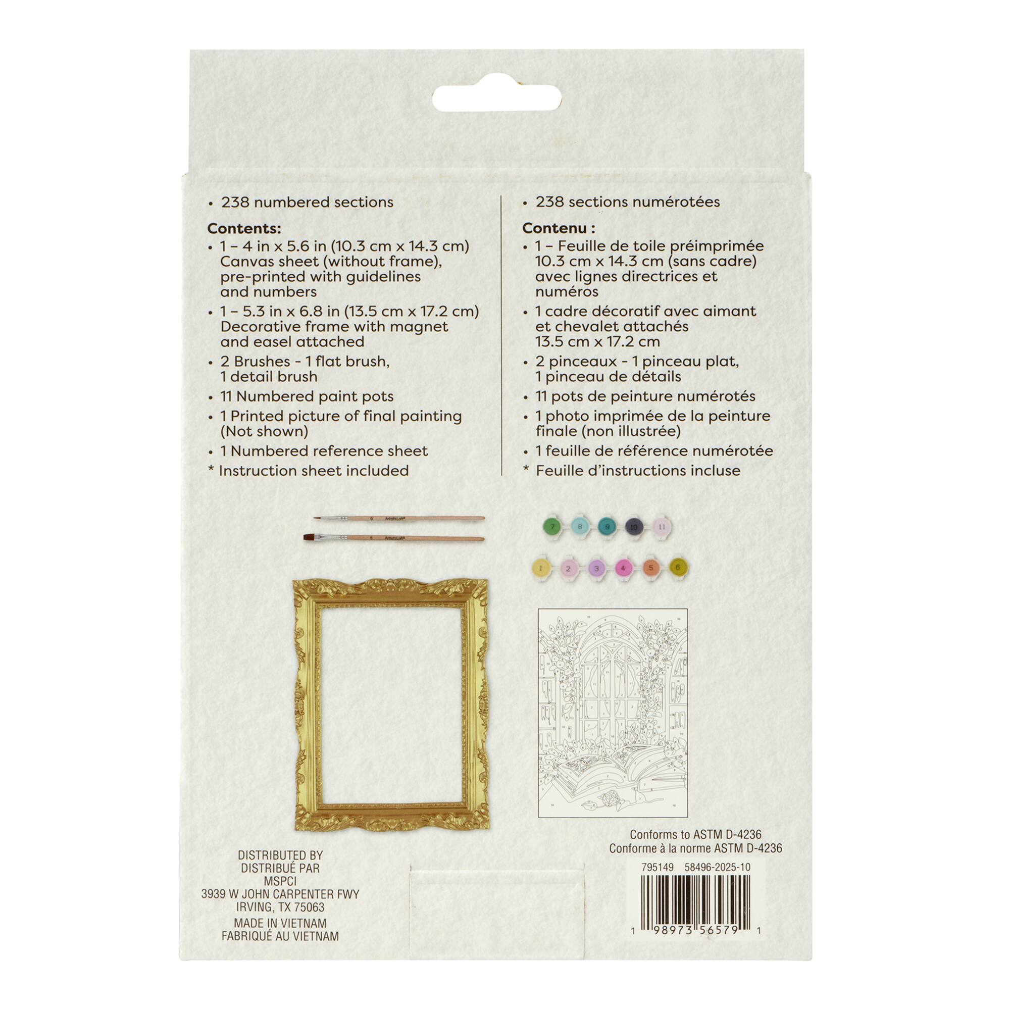 Library Paint-by-Number Framed Mini Kit by Artist's Loft®